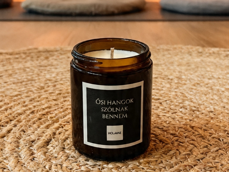 Új kezdetet teremtek meditációs gyertya homokos, napfényes környezetben - HOLANNE