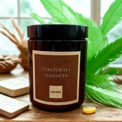   Új kezdetet teremtek – Az Áttörés és Újrakezdés meditációs gyertyája  HOLANNE