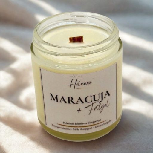 Maracuja + fátyol – prémium szójaviasz gyertya 100 g