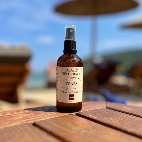 HOLANNE teafaa arc- és testpermet varázsmogyoróvízzel természetes frissítő permet
