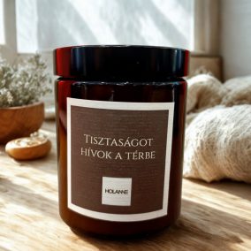 Tisztaságot hívok a térbe – Tértisztító meditációs gyertya
