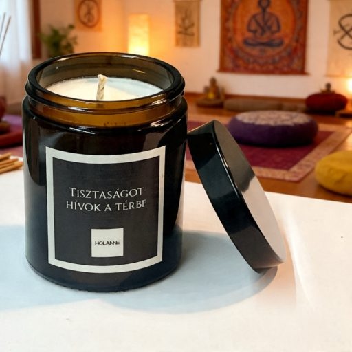 Tisztaságot hívok a térbe – tértisztító meditációs gyertya