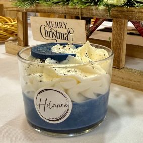 Hold hív – kézműves szójaviasz desszertgyertya (150 g)