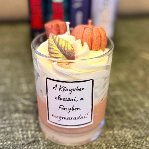 Holanne Illatkönyvtár – Szeptemberi kiadás: Sütőtökös desszert gyertya