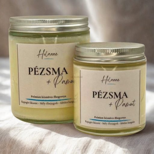 Pézsma + pamut – prémium szójaviasz gyertya 100 g