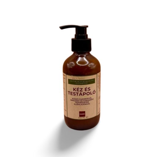 Antibakteriális testápoló fajdbogyóval, oregánóval és kakukkfűvel – zsíros és érett bőrre – Holanne