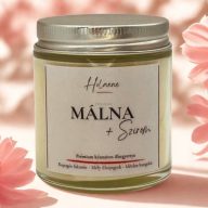 Málna + szirom – prémium szójaviasz gyertya 100 g