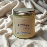 Pézsma + pamut – prémium szójaviasz gyertya 200 g