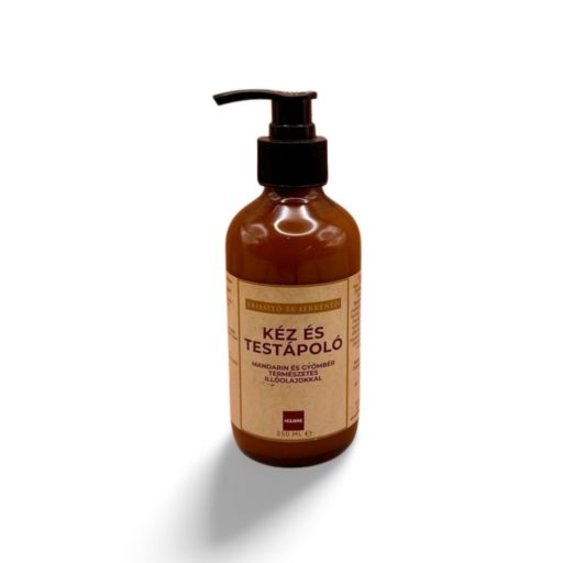 Frissítő testápoló mandarinnal és gyömbérrel – kombinált és érett bőrre – Holanne