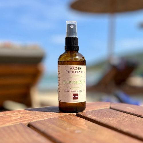 HOLANNE borsmenta arc- és testpermet varázsmogyoróvízzel természetes frissítő permet
