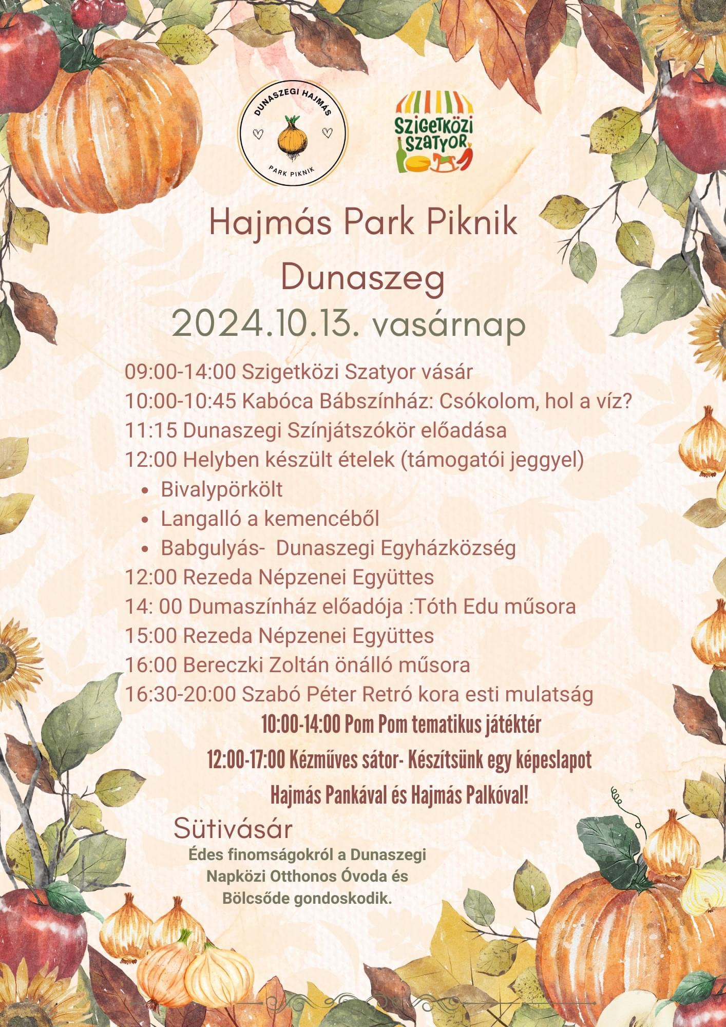 Szigetköz szatyor Dunaszeg, Hajmás piknik